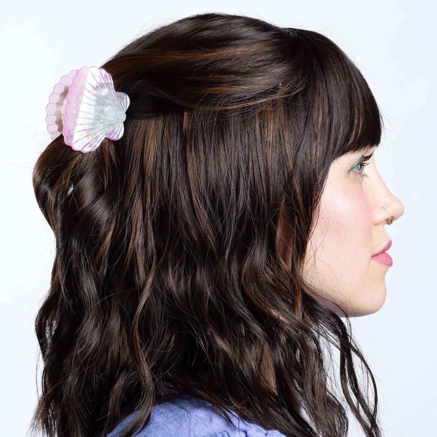 Midi Scallop Shell Hair Claw Clip
