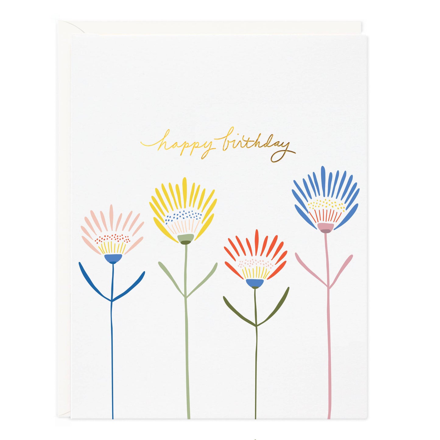 Perky Petals Birthday Card