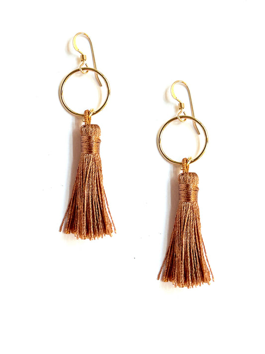 Josh Earrings | Gold | Mocha