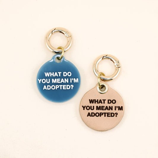 Adopted Pet Tag | Top-Grain Leather