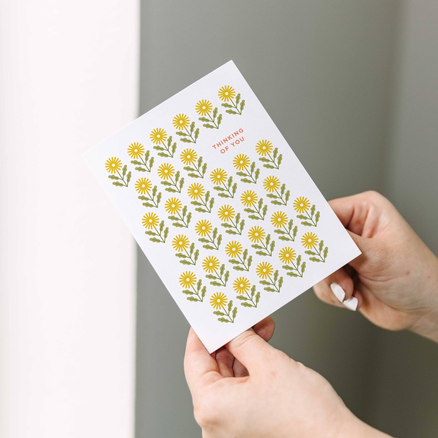 Thinking of You Card | Yellow Daisy Encouragement Card