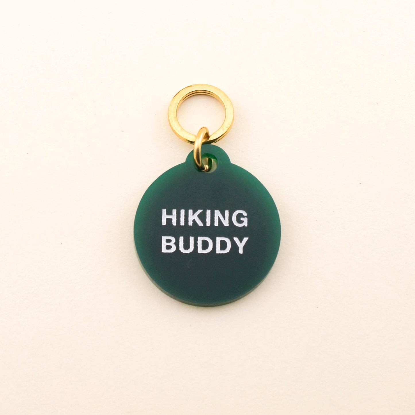 Hiking Buddy Pet Tag | Top-Grain Leather