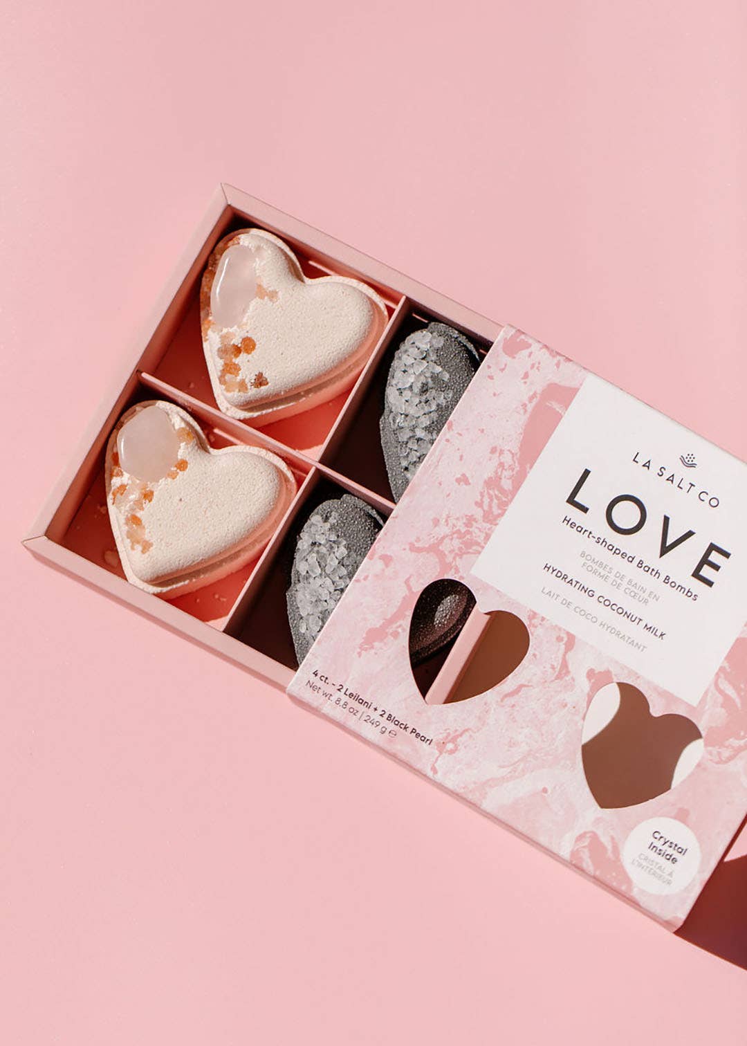 Love Heart Bath Bomb Set