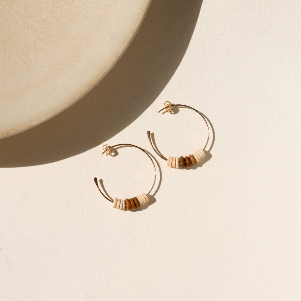 Sierra Hoops: 14k Gold Fill