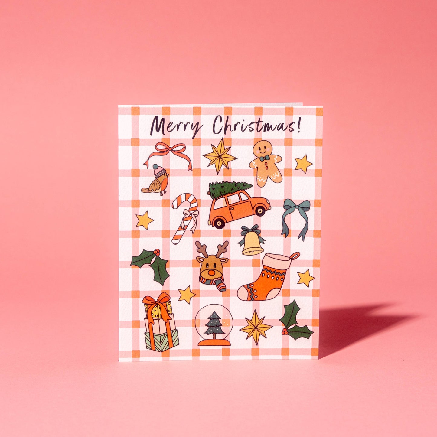 Festive Icons Christmas Greeting Card