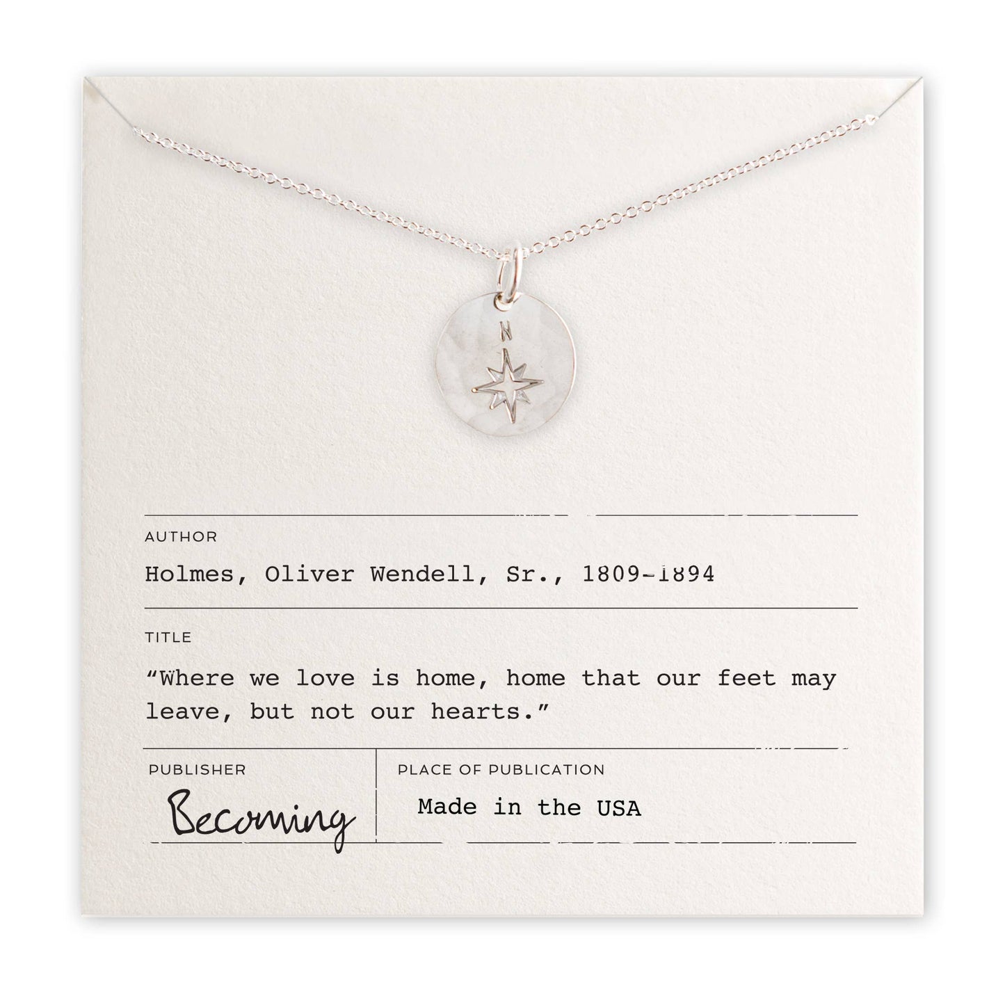 North Star Necklace | Sterling Silver