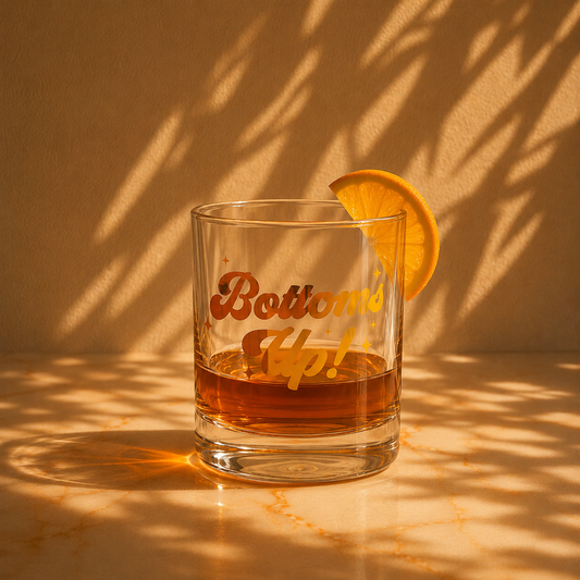 Bottoms Up! Tumbler | Gold