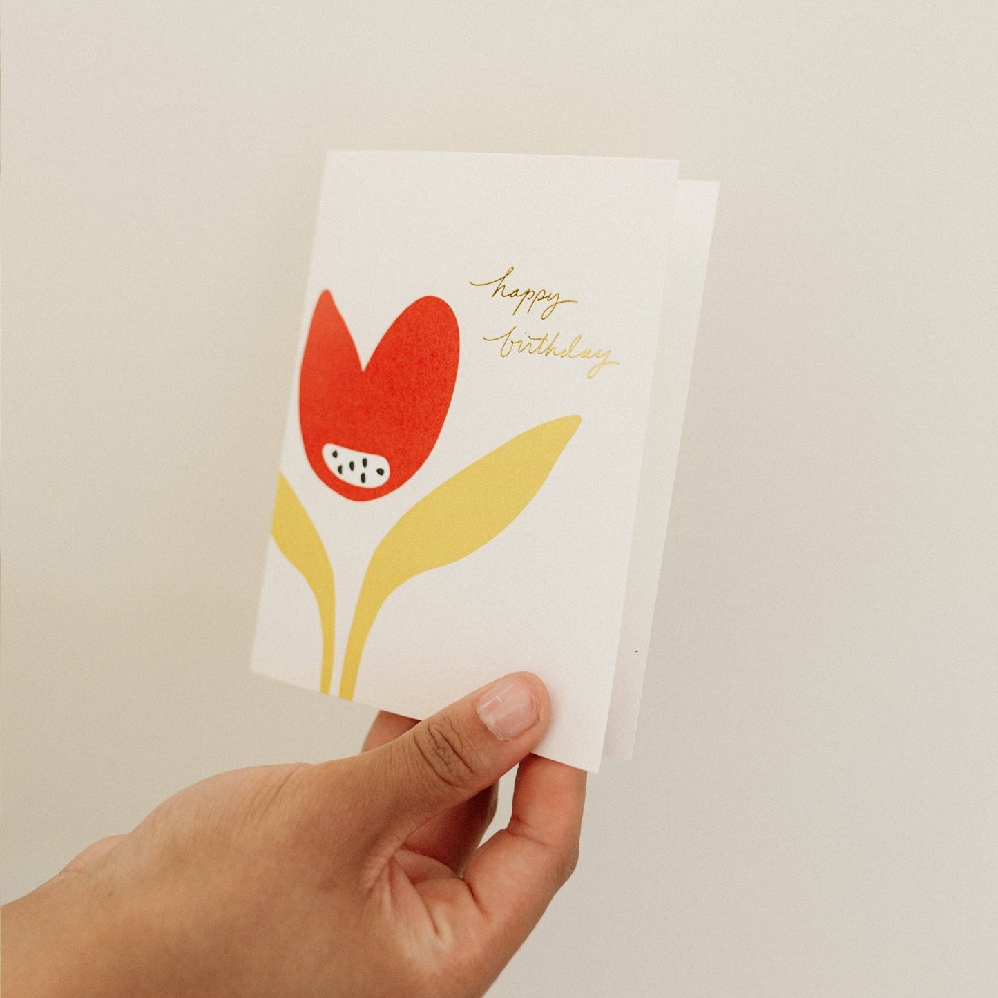 Birthday Tulip Greeting Card