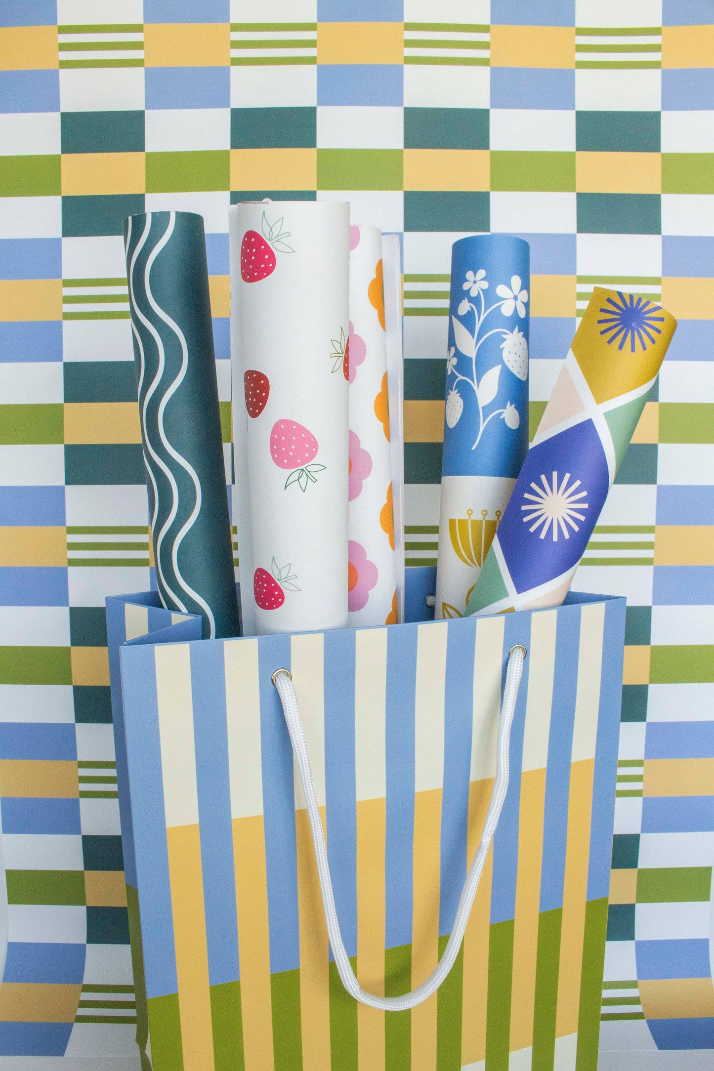 Picnic Stripes Gift Bag | Birthday & General Gift