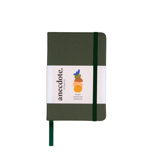 Pocket Notebook | Small Lined Journal | Evergreen