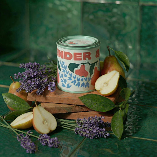 Rewined Market Lavender & Pear 6 oz Tin Candle