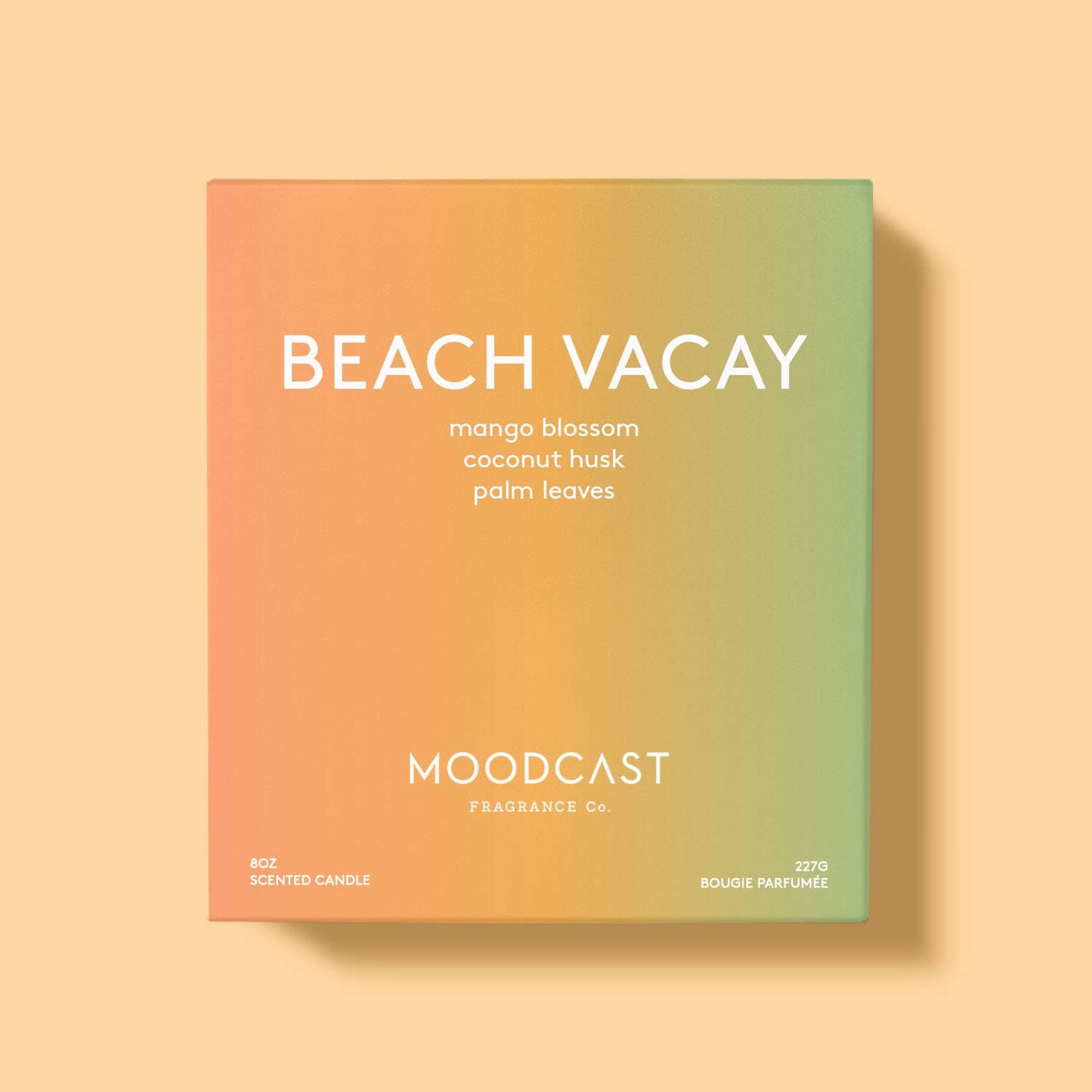Moodcast Coconut Wax Candle | Beach Vacay