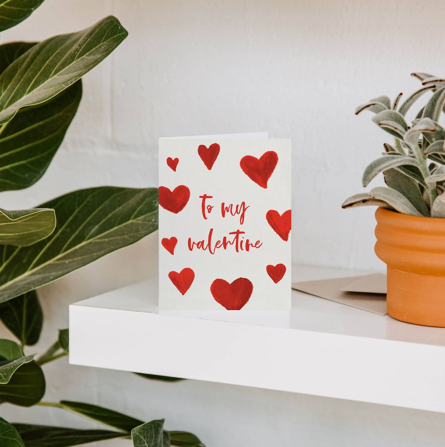 Hearts Valentine's Greeting Card | Love & Friendship