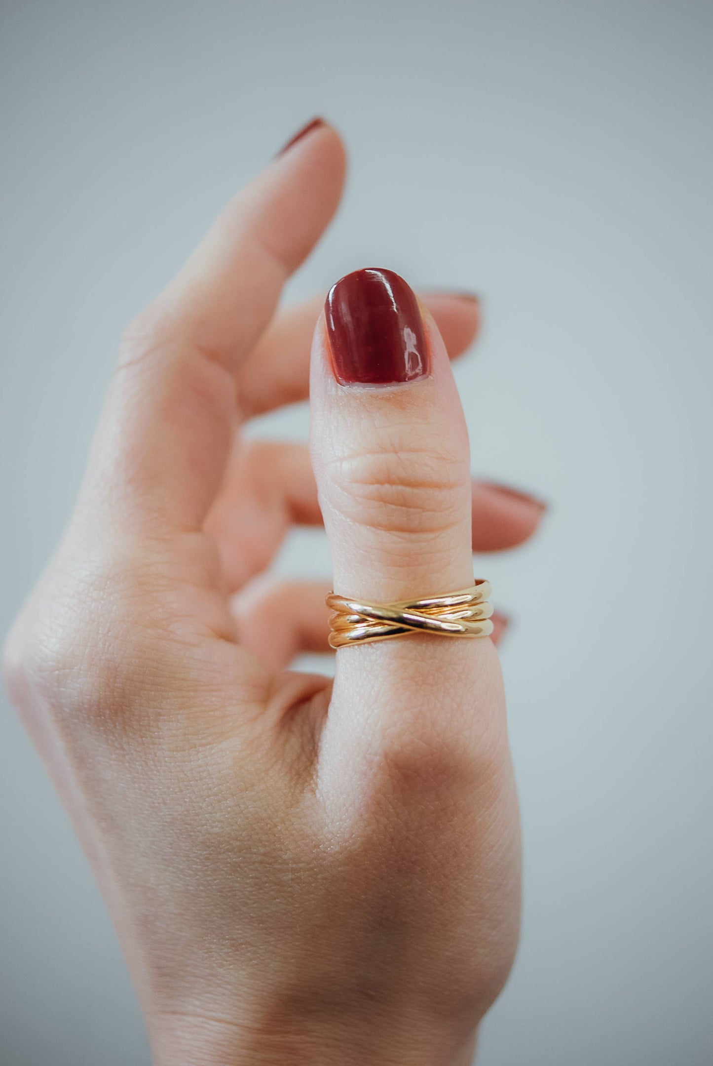 Overlap Ring, 14K Gold Fill: 8