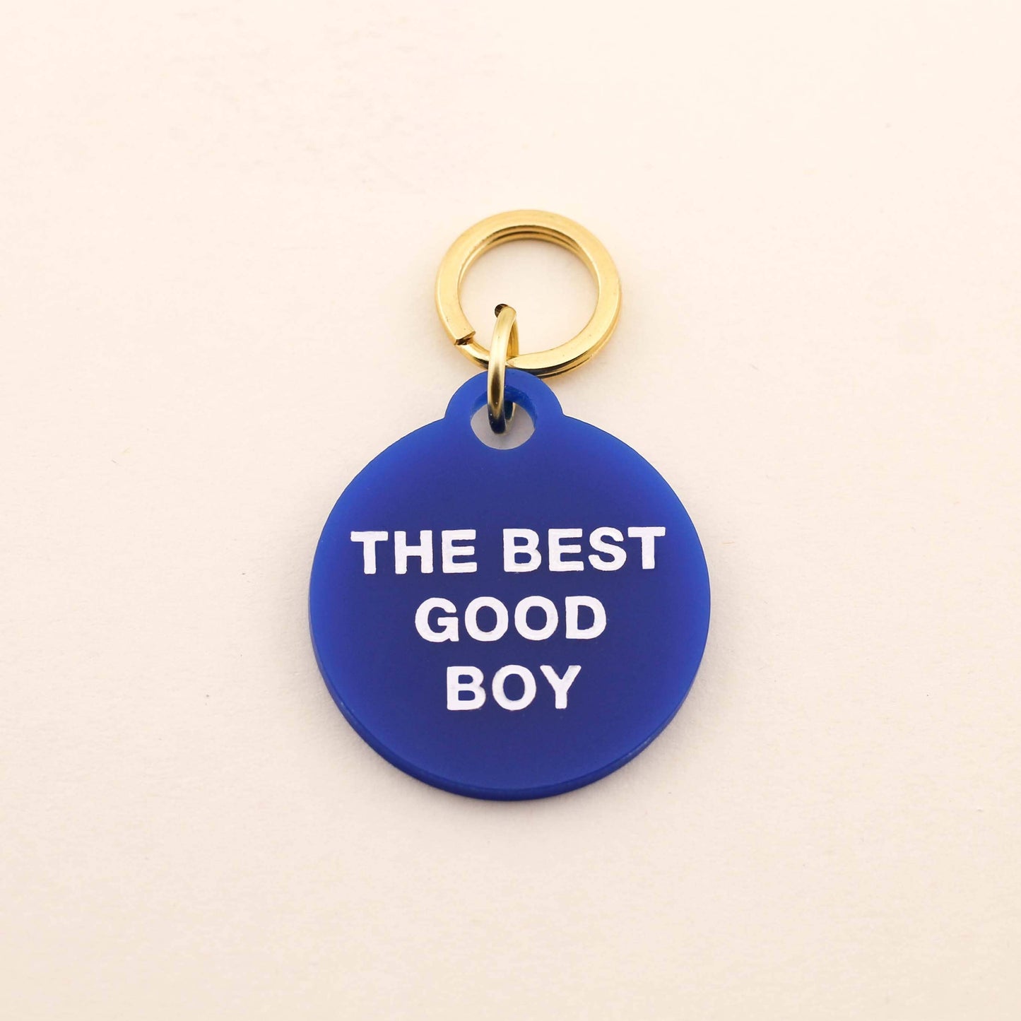 The Best Good Boy Pet Tag | Royal Acrylic