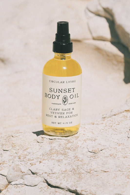 Body Oil | Sunset Clary Sage & Vetiver