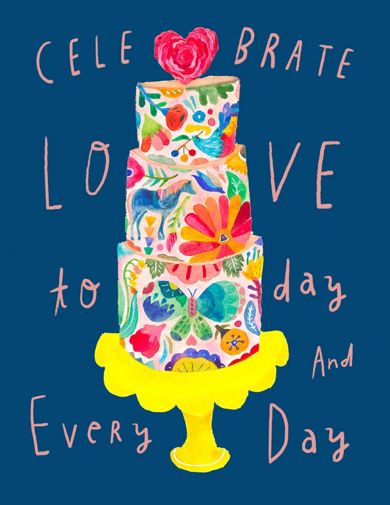 Wedding Cake Love Wedding Greeting Card