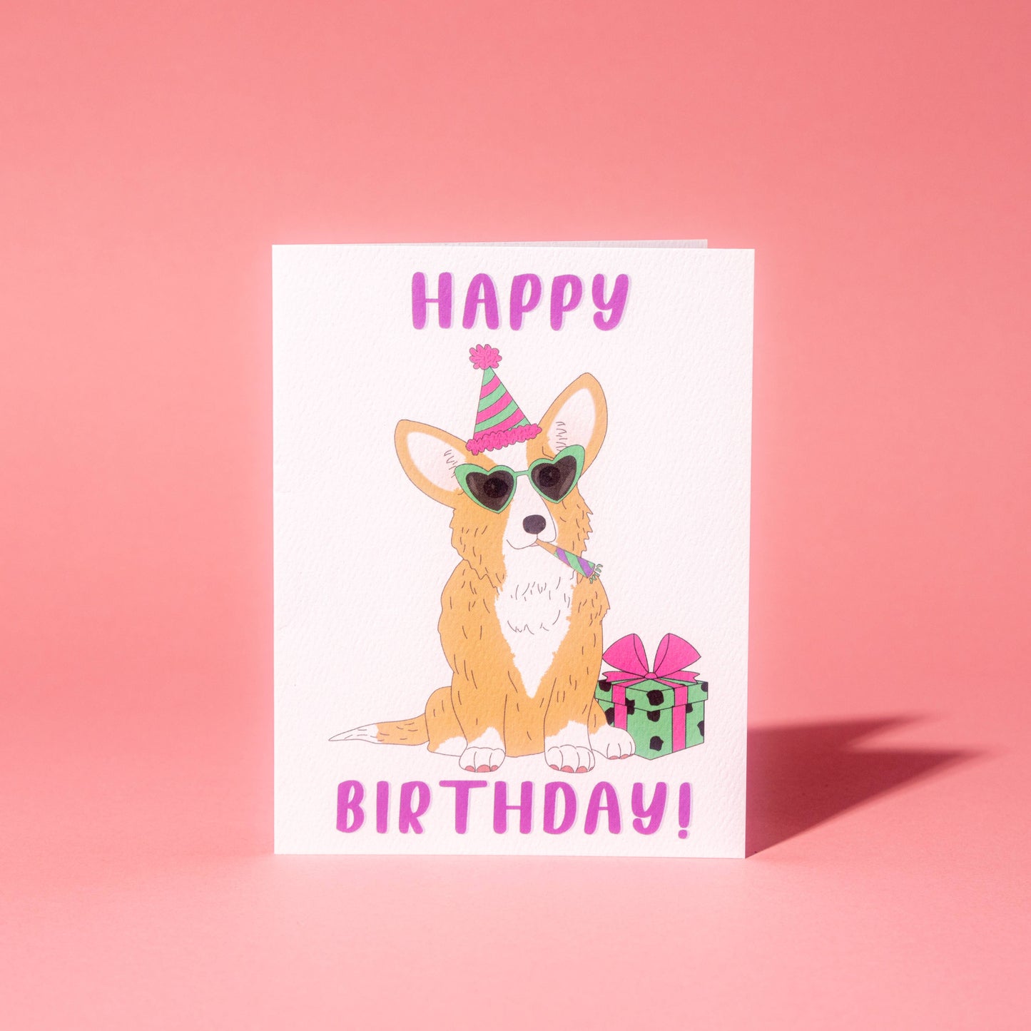 Happy Birthday Corgi Card