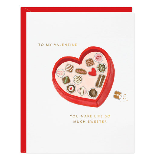 Chocolate Valentine's Day Card