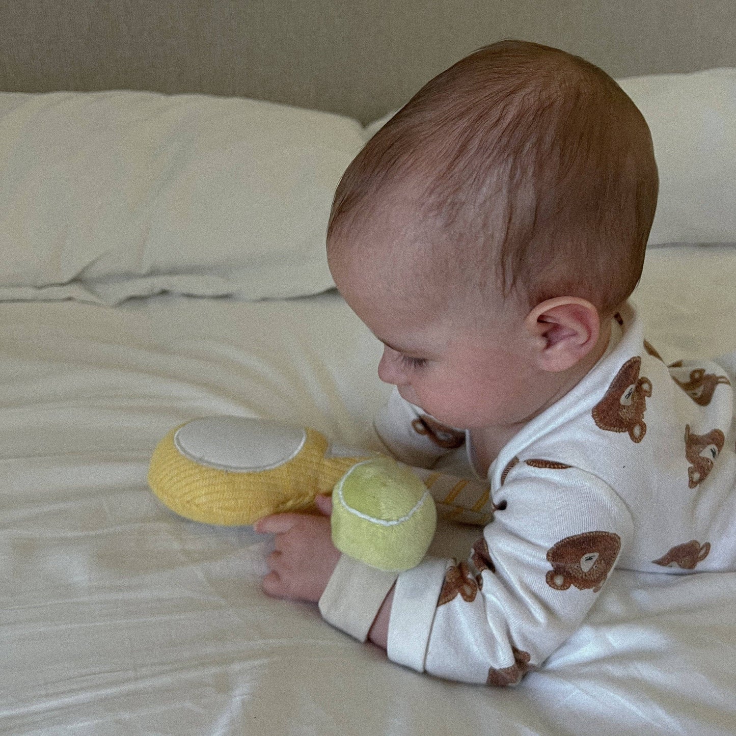 Tennis Baby Wrist Rattle