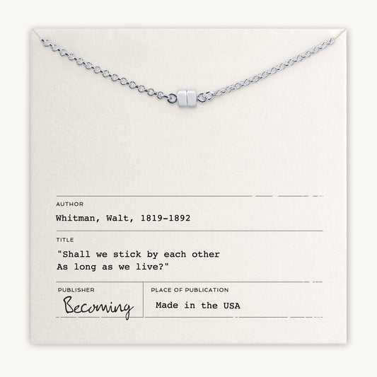 Stick Together Necklace | Sterling Silver