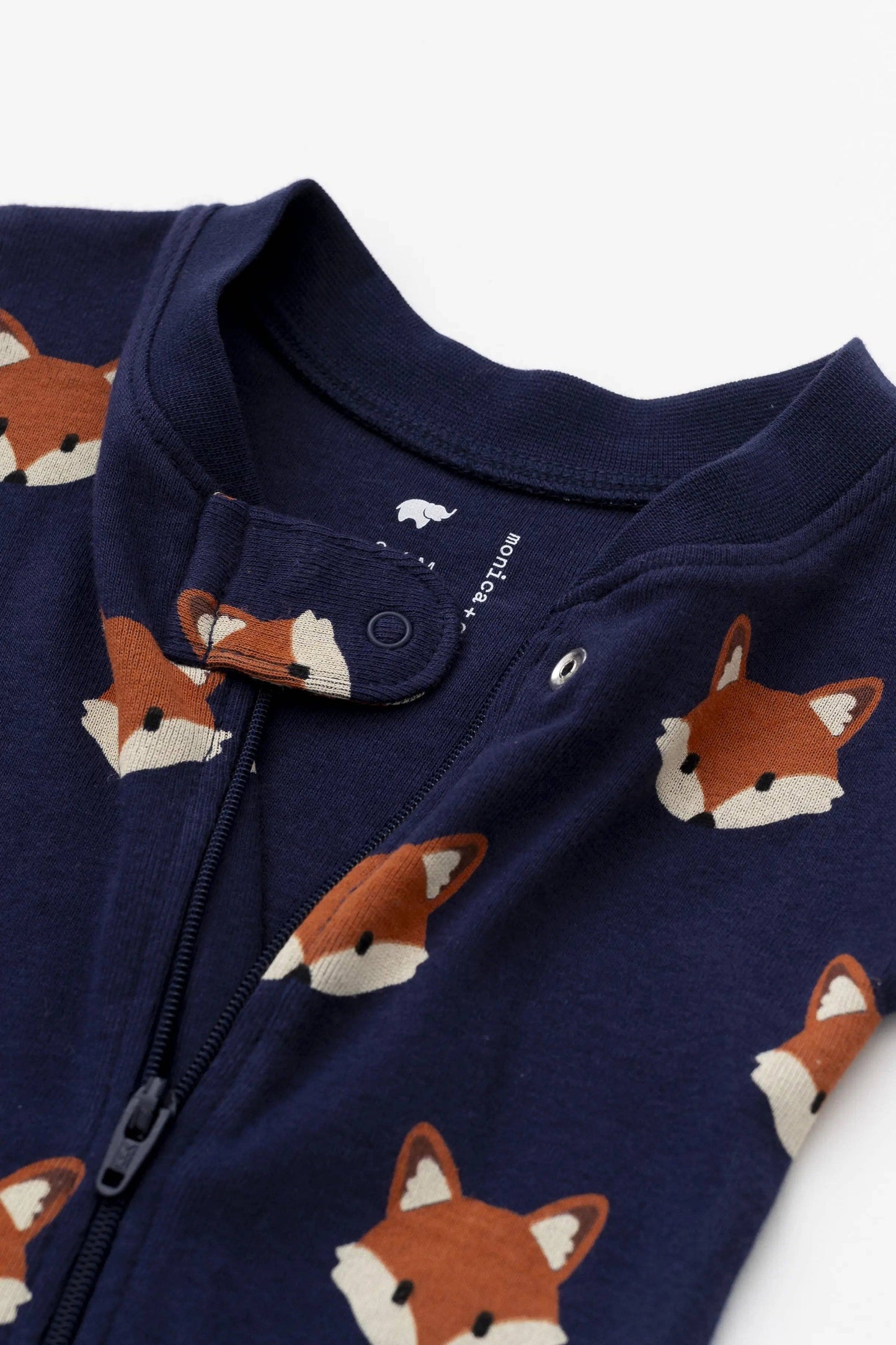 One-Piece Baby Pajamas_Fox Friends: Unisex / Fox Friends / 0-3m