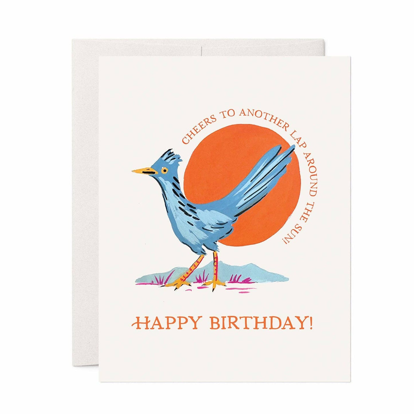 Roadrunner Birthday A2 Greeting Card