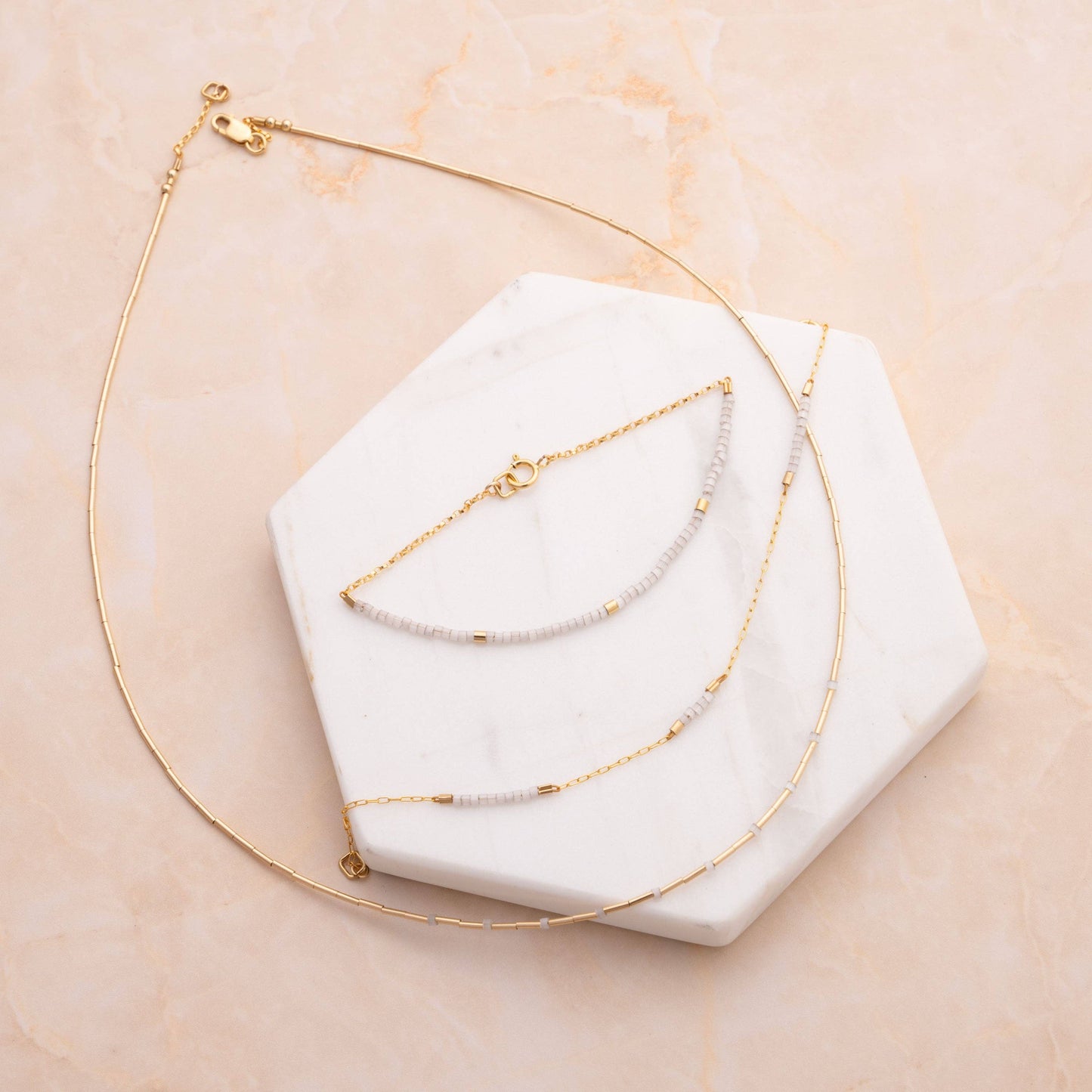 Day Moments Bracelet: Satin Gray / 6.5"