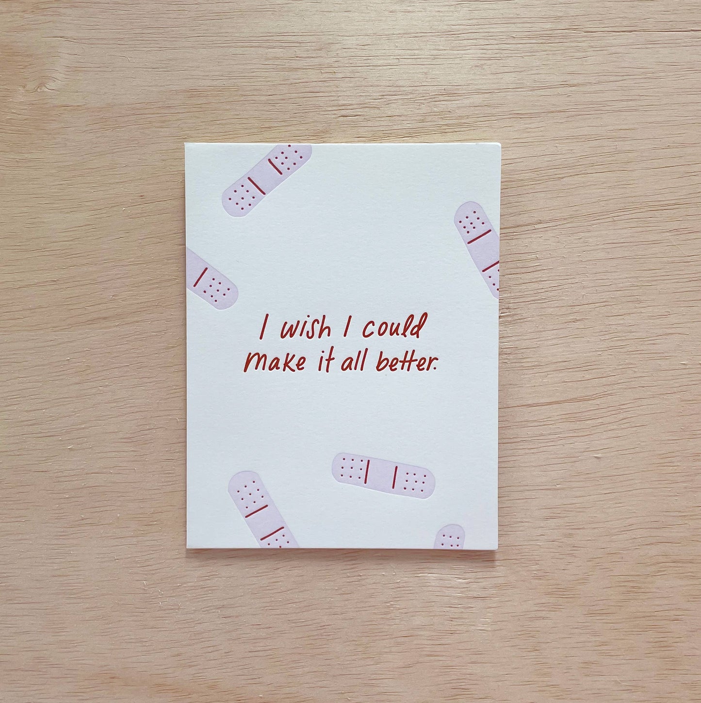 Make It All Better - Hard Times Sympathy Get Well Card