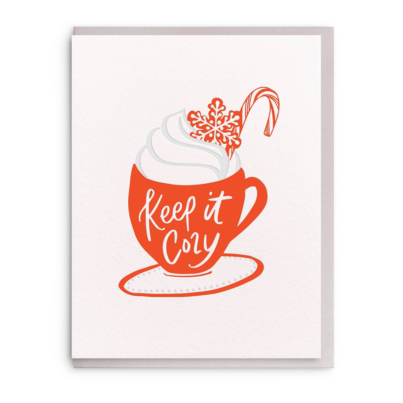 Keep It Cozy - Letterpress Holiday Greeting Card