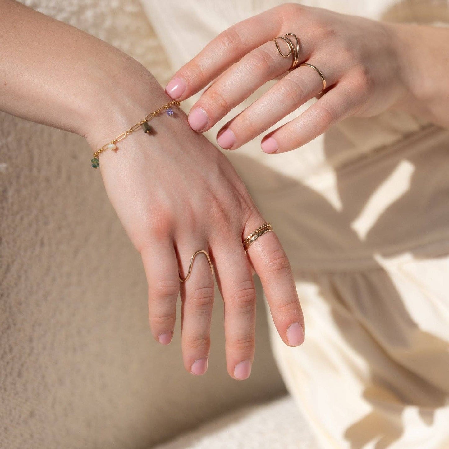 Desert Bloom Bracelet I Sterling Silver / 6.5"