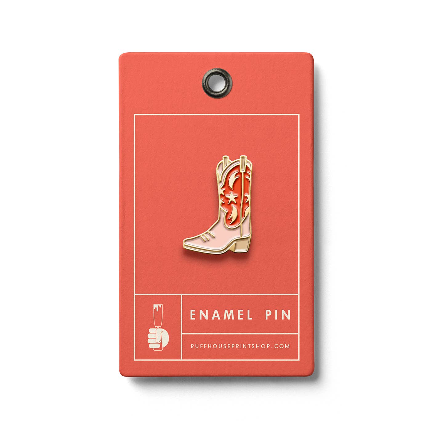 Cowboy Boot Enamel Pin