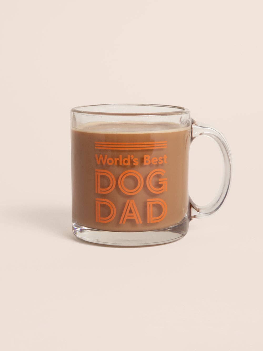 World's Best Dog Dad Glass Mug