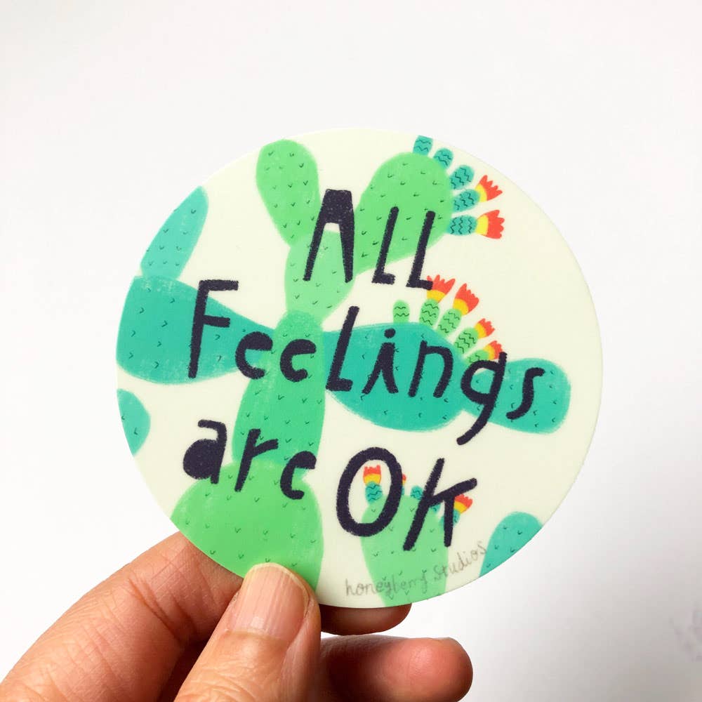 All Feelings Are OK Sticker