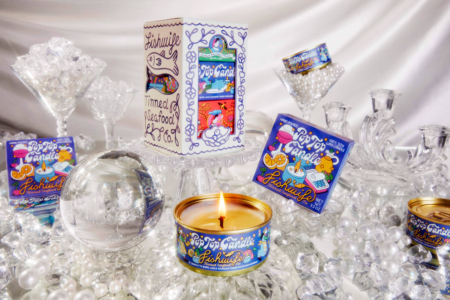 The Holiday Tinned Candle Trio