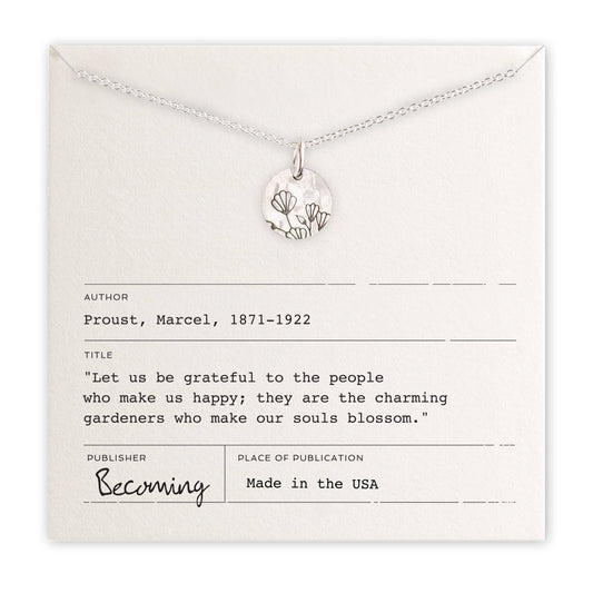 Blossom Necklace: Sterling Silver