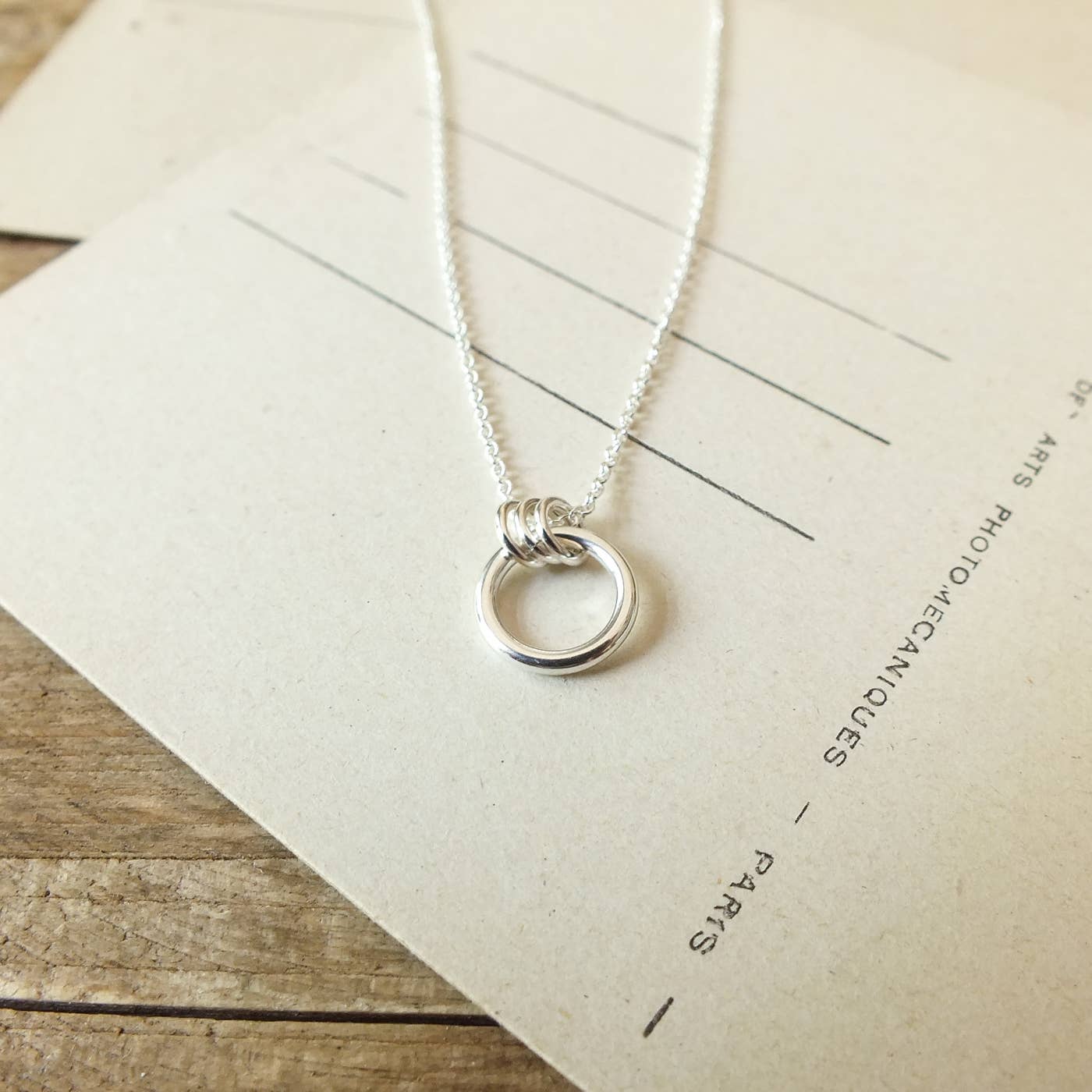 Family Circle Necklace | Sterling Silver