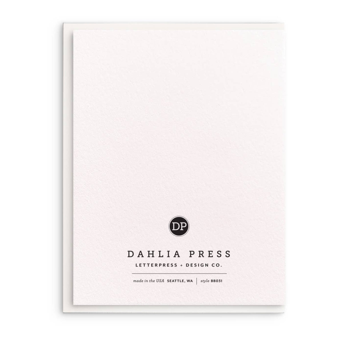 New Human, Letterpress Baby Greeting Card