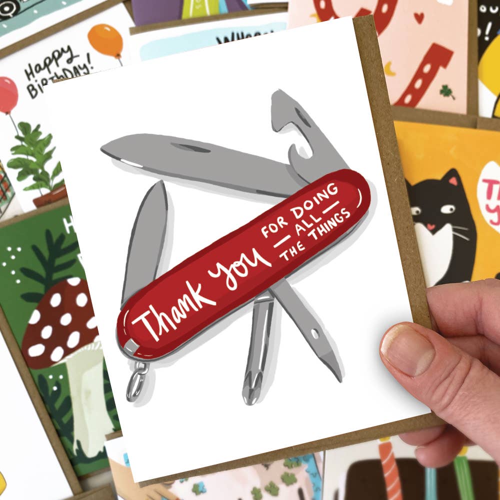 Doing All the Things - Thank You Card