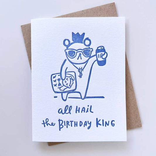 King Birthday Card