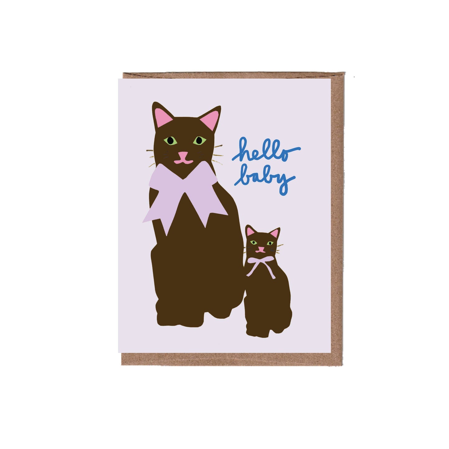 Cat & Kitten Baby Card