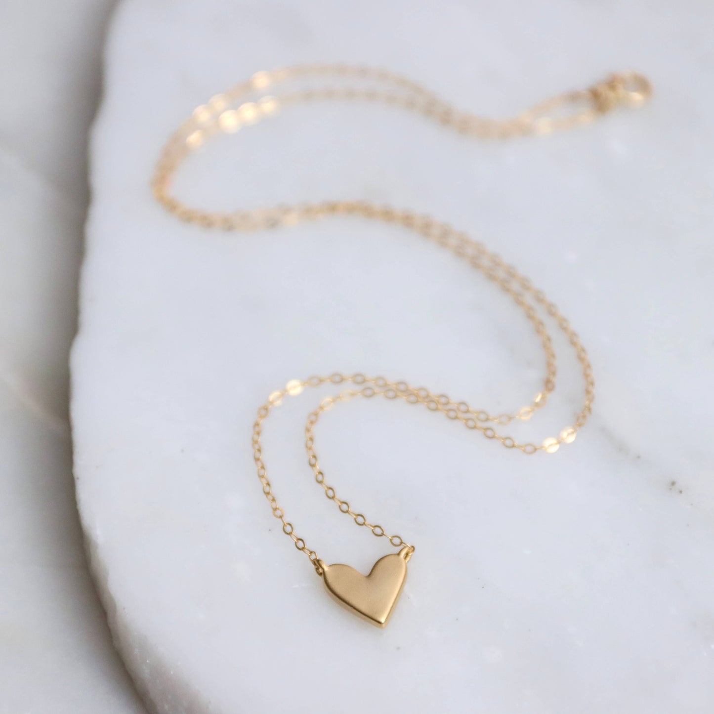 Heart Necklace | Gold