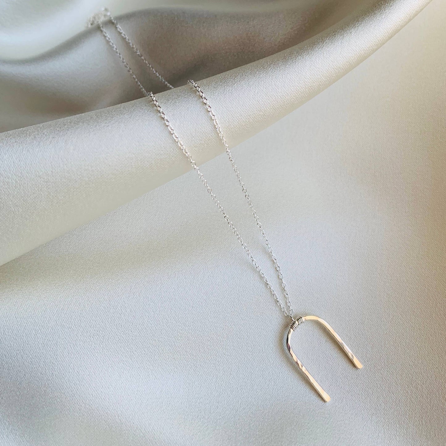 Matriarch Collection - Mini Inez  Necklace: Sterling Silver