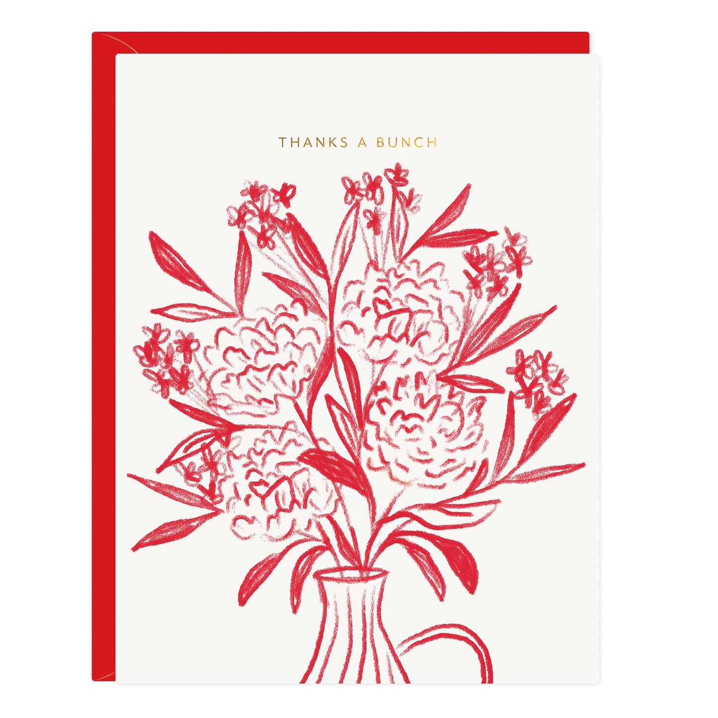 Thanks Bunch Bouquet Card