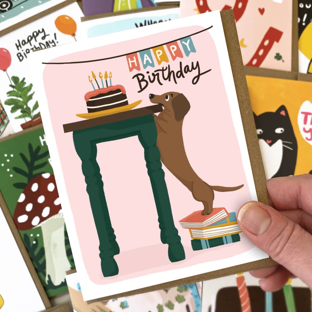 Dachshund Birthday Card