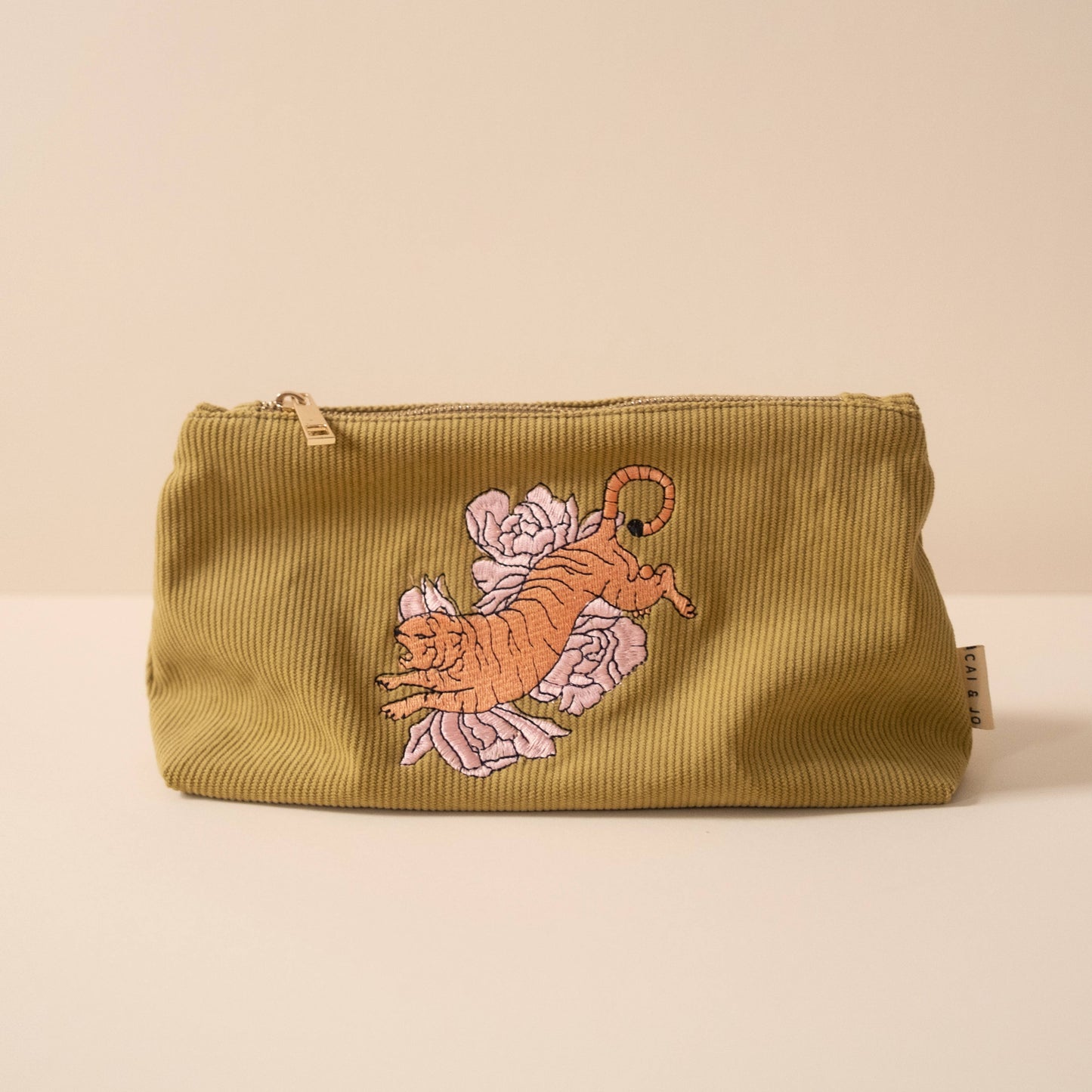 Medium Corduroy Pouch | Olive