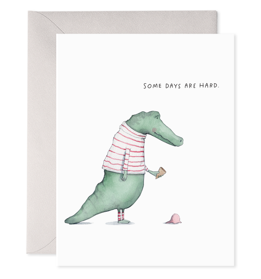 Alligator Hard Day Sympathy Card