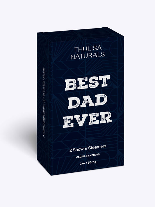 Father's Day Shower Steamers | Cedar-Cypress | Gift Set