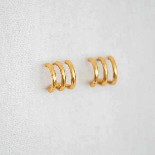 Halle Triple Hoop Earrings