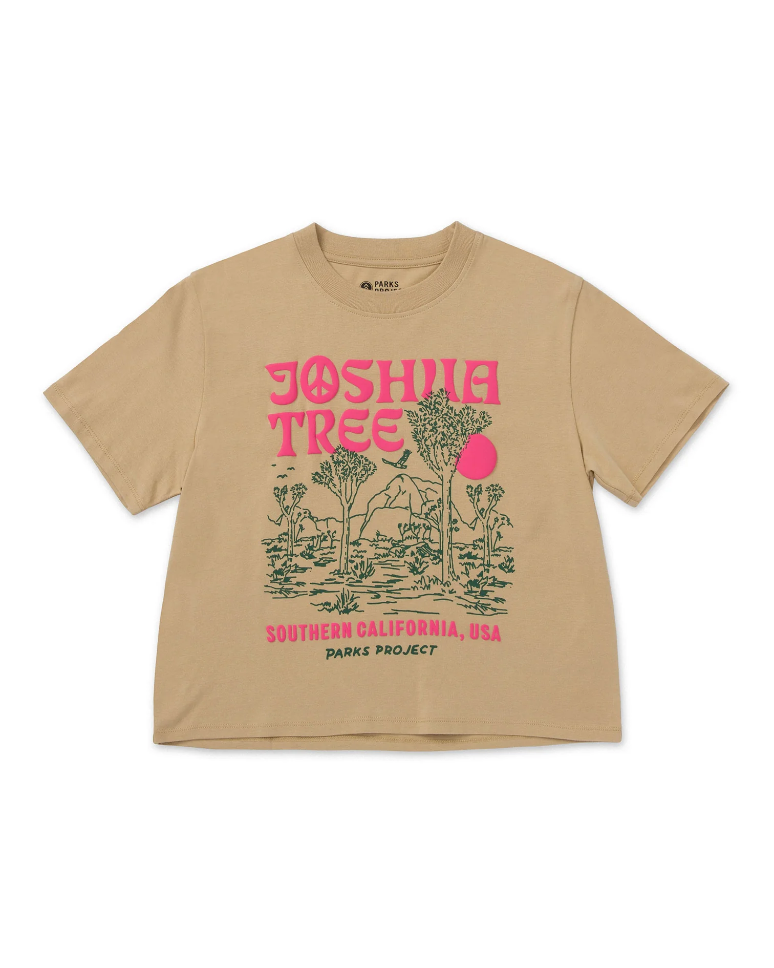 Joshua Tree Puff Print Boxy Tee – Small Batch